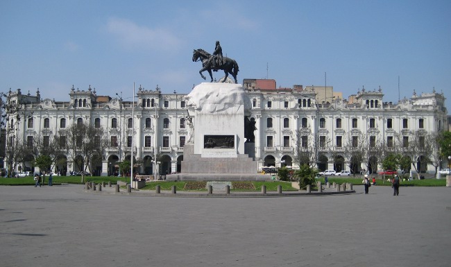 Plaza de San Martin Plaza de San Martin in Lima, Peru
