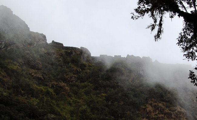 Ruins of Sayaqmarca along the Inca Trail Ruins of Sayaqmarca along the Inca Trail to Machu Picchu