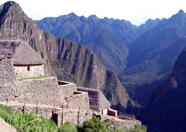 Entrance to Machu Picchu from Sanctuary Lodge Entrance to Machu Picchu from Sanctuary Lodge