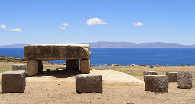 Inca Table Inca Table on Isla del Sol