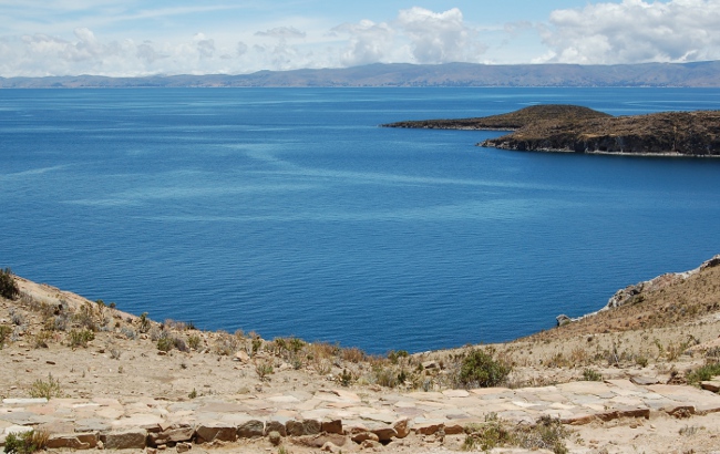 Isla del Sol on our hike Isla del Sol on our hike