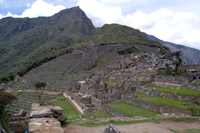 Agricultural terraces and residential area of Machu Picchu Agricultural terraces and residential area of Machu Picchu