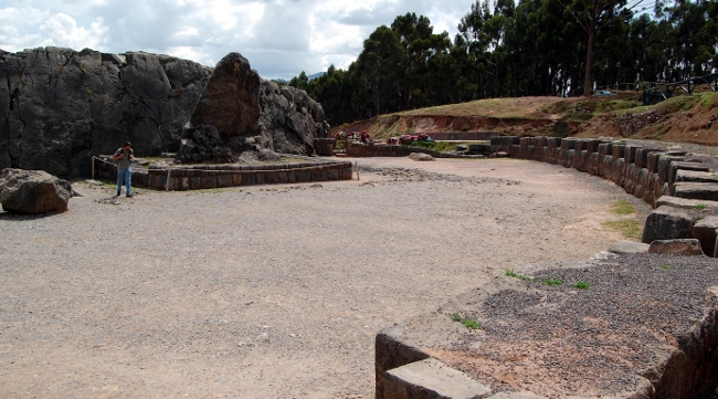 Q'enko Monolith and Ampitheatre Q'enko Monolith and Ampitheatre -Incan ruins outside of Cusco