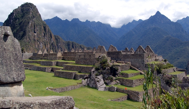 Residential Section of Machu Picchu Residential Section of Machu Picchu