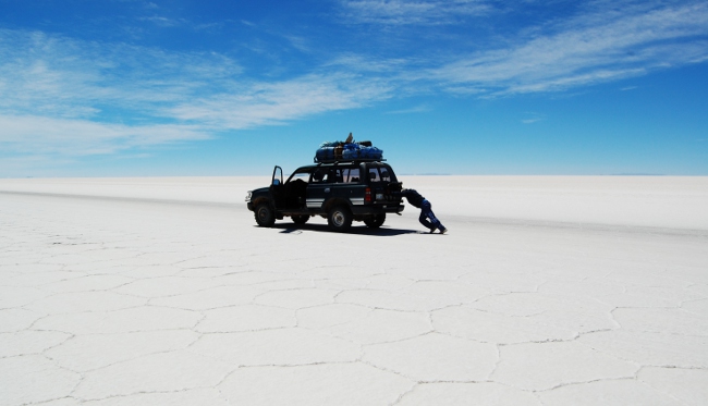 Salar de Uyuni in Bolivia