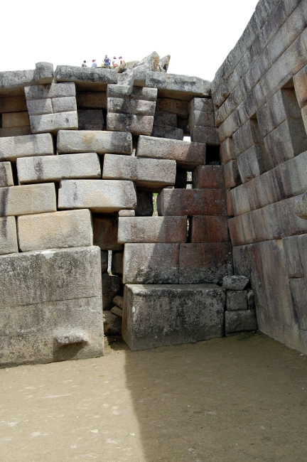 Signs of Machu Picchu sinking Signs of Machu Picchu sinking