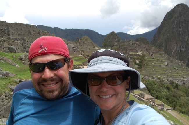 Us at Machu Picchu Us at Machu Picchu