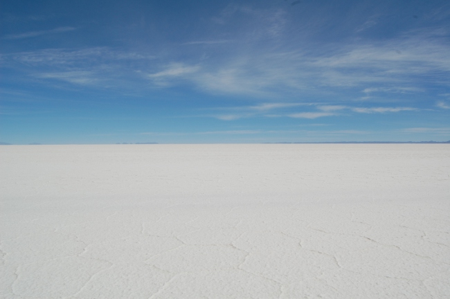 Vastness of the Salar de Uyuni 