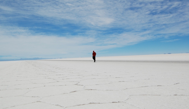 Vastness of the Salar de Uyuni
