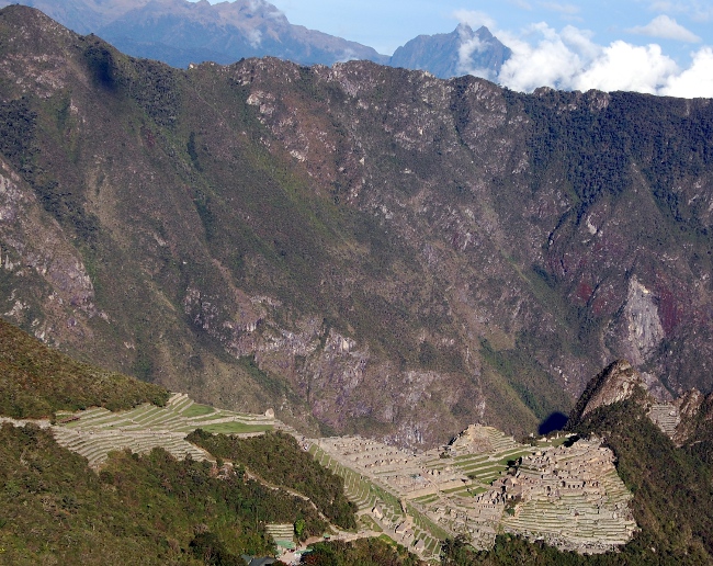 View from the Sun Gate View of Machu Picchu from the Sun Gate