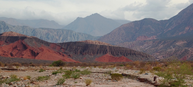 Quebrada del Rio de las conchas in Argentina