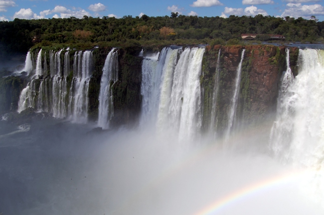 The Brazilian side of Iguazu Falls