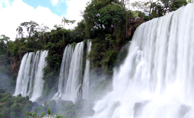 The smaller falls, Iguazu Falls, Argentina