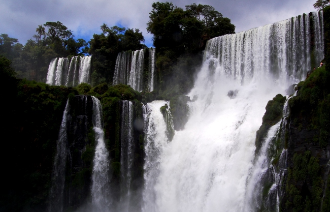 The smaller falls, Iguazu Falls, Argentina