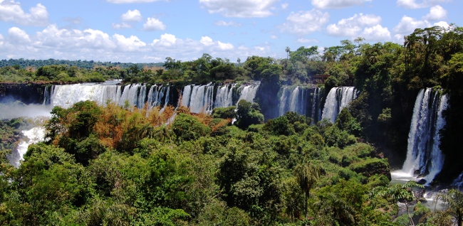 View from the Circuito Superior Trail, Iguazu Falls, Argentina