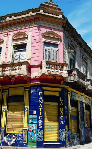 Buildings in La Boca
