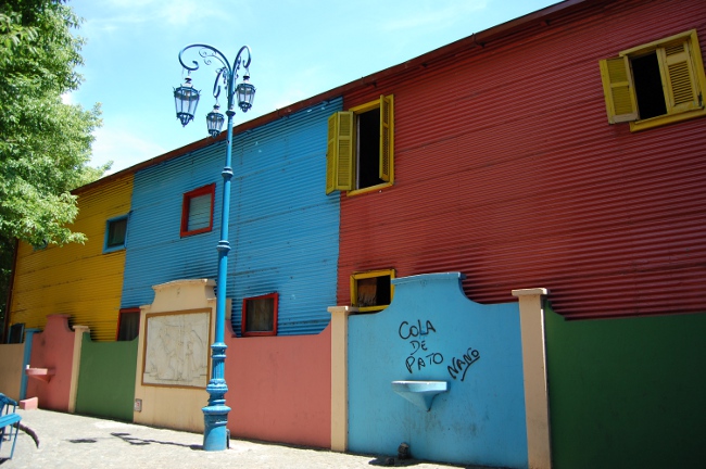 La Boca Houses in Buenos Aires, Argentina