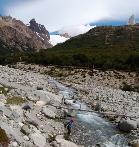Crossing the Rio Blanco