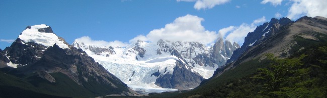 Glaciar Torre (from a distance), El Chalten, Patagonia, Argentina Glaciar Torre (from a distance), El Chalten, Patagonia, Argentina