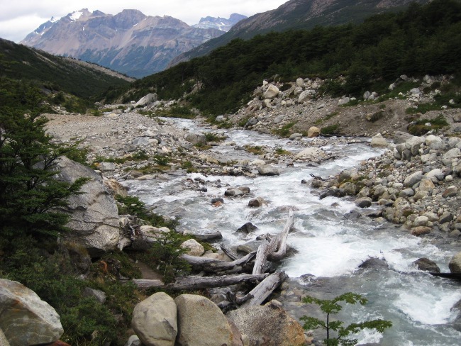Rio Blanco, El Chalten, Patagonia, Argentina Rio Blanco, El Chalten, Patagonia, Argentina