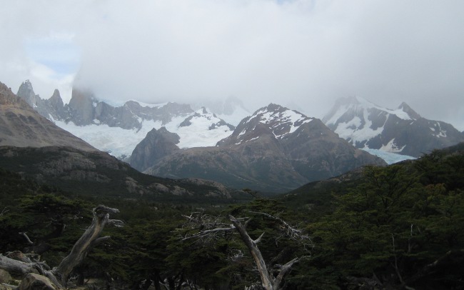 View of Fitz Roy-Cloudy