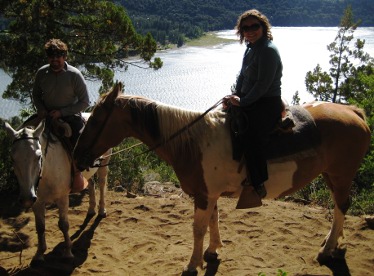Horseback riding in Bariloche, Argentina