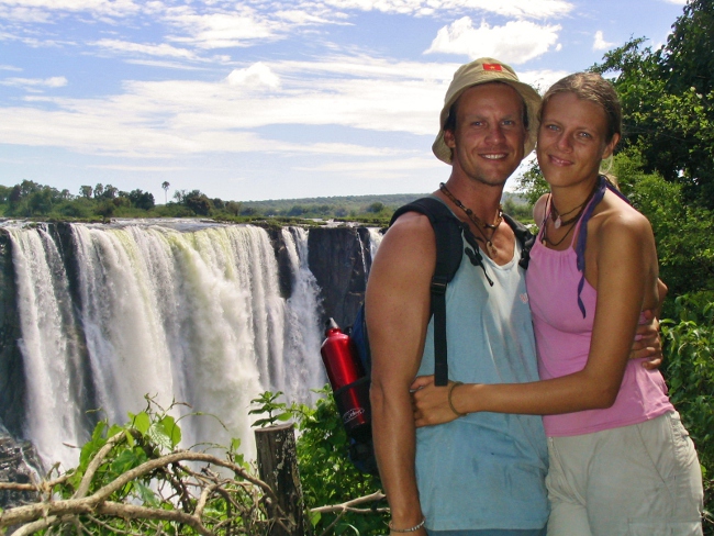 Caz and Craig in Africa