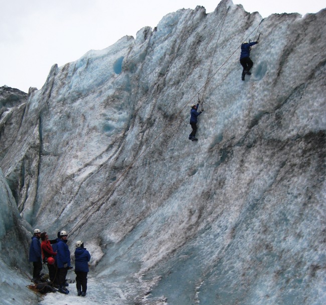 Megan's third climb up Franz Josef Glacier in New Zealand Megan's third climb up Franz Josef Glacier in New Zealand