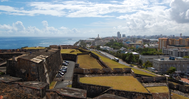 San Cristobal Fort, Old San Juan, Puerto Rico from the Top
