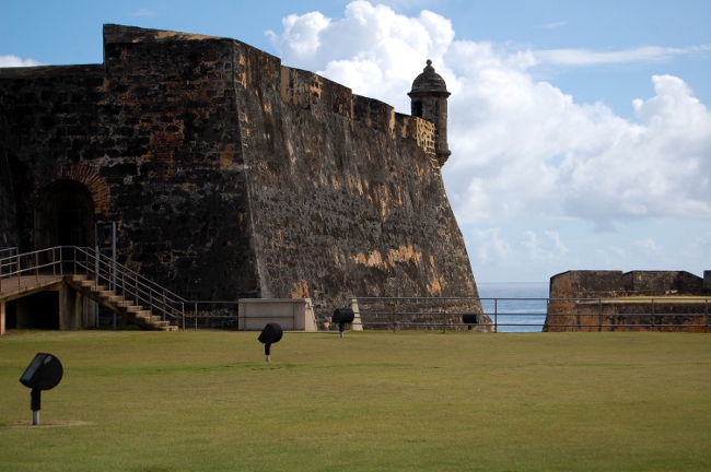 San Cristobal Fort in Old San Juan, Puerto Rico
