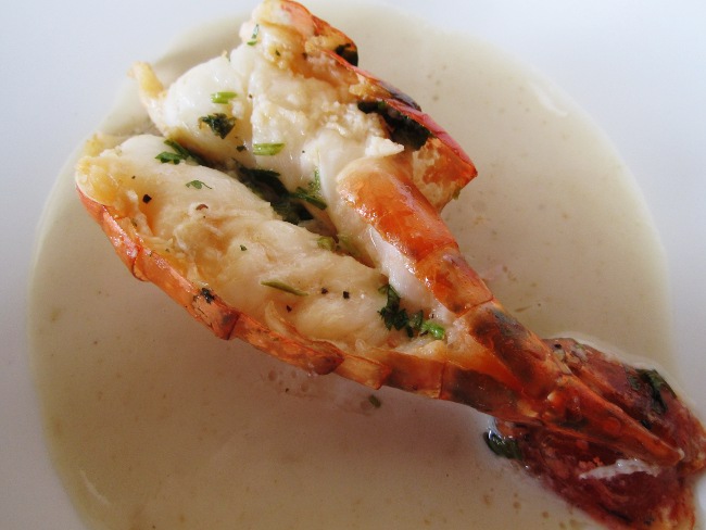 Shrimp in a coconut and ginger sauce at Crispy y Relleno in Pinones, Puerto Rico Shrimp in a coconut and ginger sauce at Crispy y Relleno in Pinones, Puerto Rico