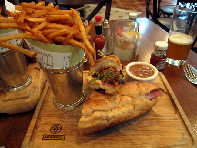 Suckling pig sandwich from Luke in New Orleans Suckling pig sandwich from Luke in New Orleans