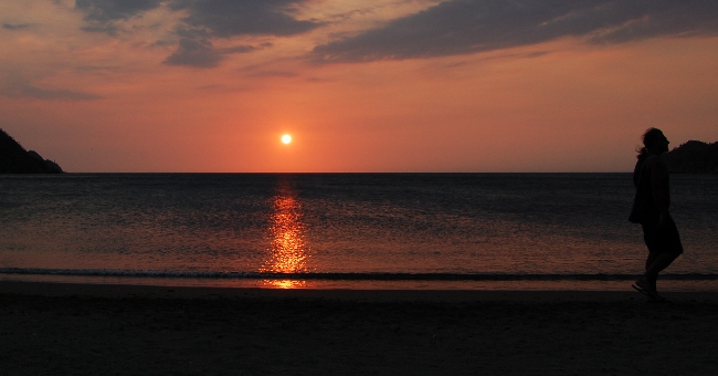 Sunset in Taganga, Colombia