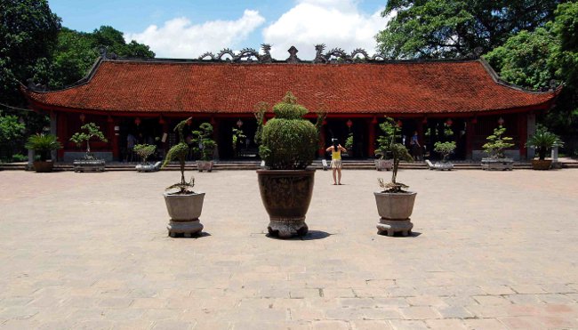 Courtyard of Sages in the Temple of Literature, Hanoi, Vietnam