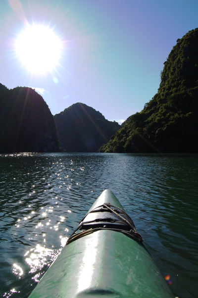 Kayaking in Ha Long Bay, Vietnam Kayaking in Ha Long Bay, Vietnam