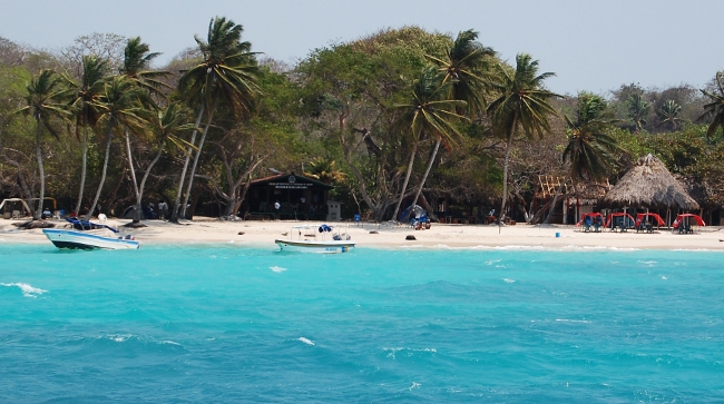 Playa Blanca in Colombia, outside Cartagena Playa Blanca in Colombia, outside Cartagena