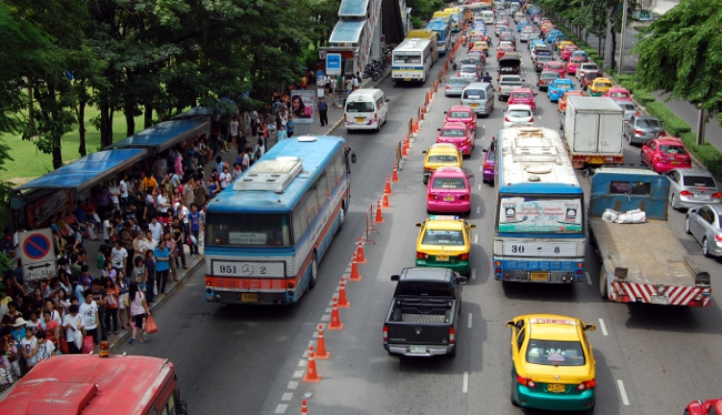 Crazy Bangkok Traffic