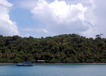 Ferry ride to Koh Chang, Thailand