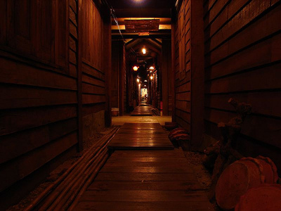 Hallways at Suk 11 in Bangkok, Thailand