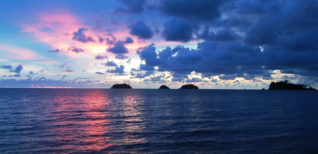 Sunset on Lonely Beach, Koh Chang, Thailand