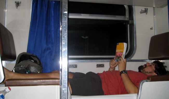 Train ride in Thailand
